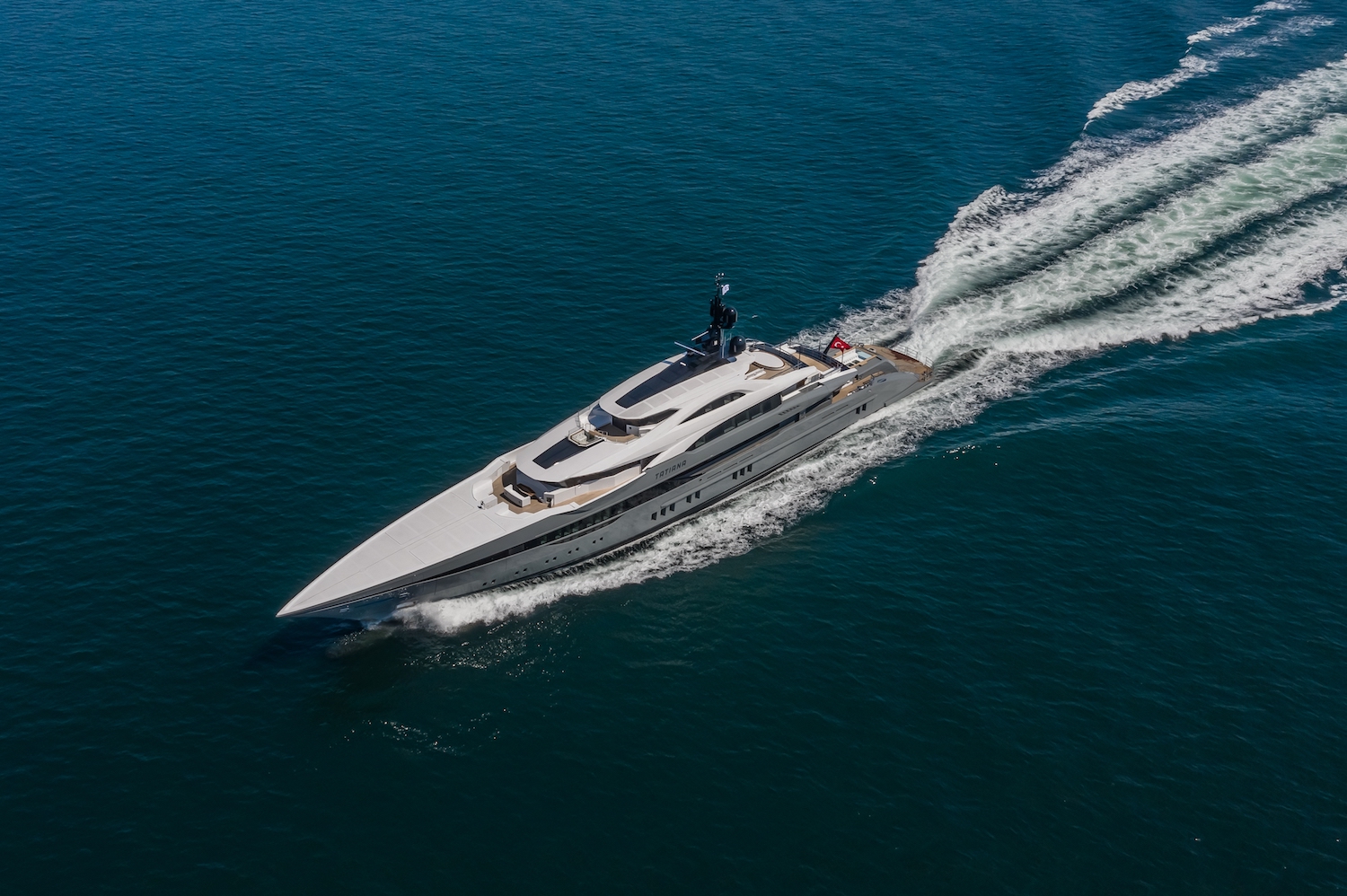 M Mega Yacht Tatiana On Sea Trials Luxury Yacht Browser By Charterworld Superyacht Charter